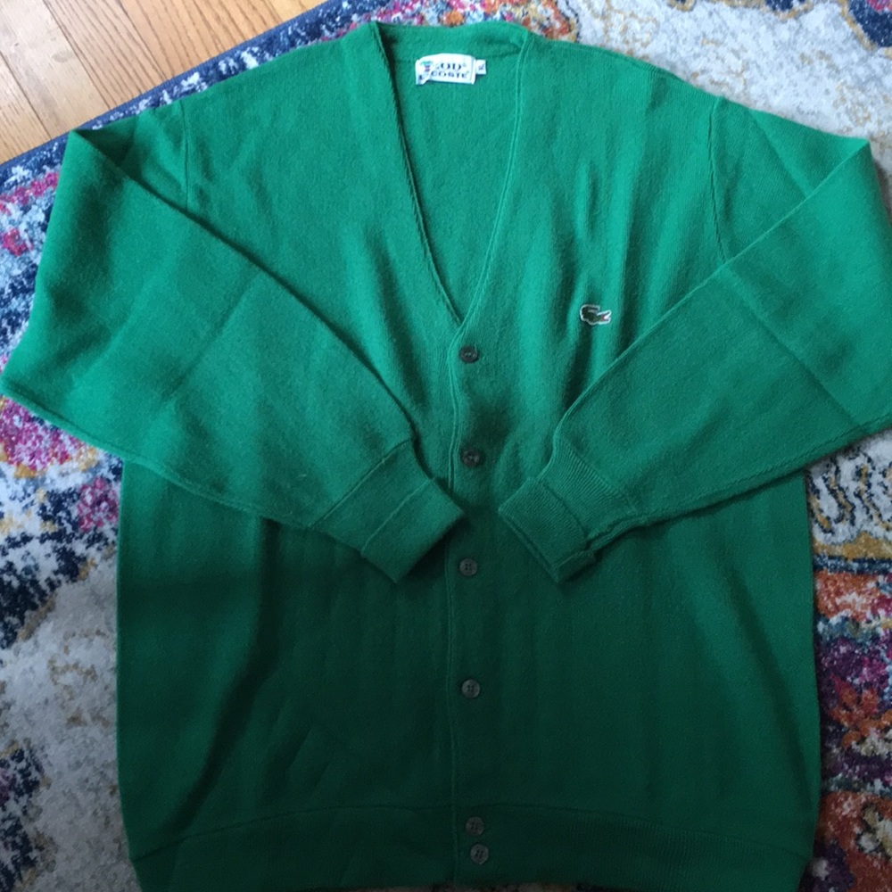 Lacoste/Izod cardigan